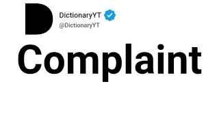 Complaint Synonyms | Thesaurus | Similar Words 