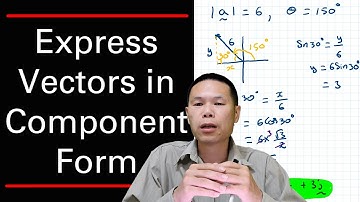 Vectors in Component form