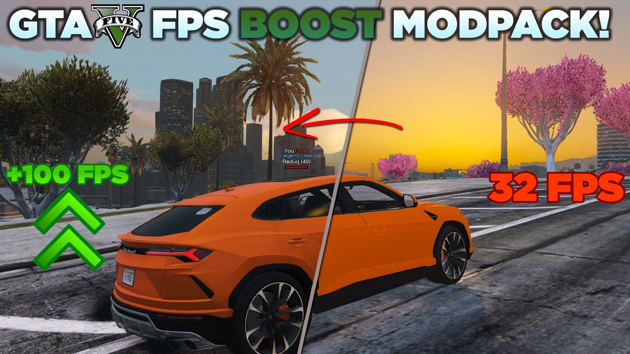 Cum sa-ti CRESTI cu +100 FPS-urile pe GTA V! [FPS BOOST]