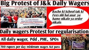Big Update for PHE Daily wagers|| Demands for Regularisation||Minimum wages Act||Clear Pending Wages