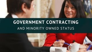Minority owned business: Government Contracting And MinorityOwned Status  TendersPage