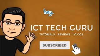 ICT Tech Guru | New Youtube Intro