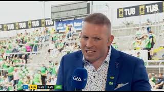 Shane Dowling Goes Bananas After Limerick v Clare - 2023 Munster Hurling Final