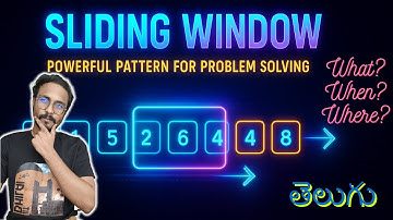 🔓 Intro to Sliding Window – Placement Series | DSA in Telugu
