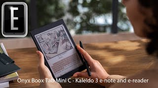 Onyx Boox Tab Mini C E-Note with Kaleido 3 e-paper
