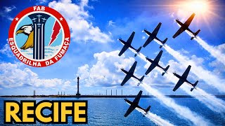 ESPETÁCULO DA ESQUADRILHA DA FUMAÇA NO MARCO ZERO DO RECIFE! E O CORAÇÂO? + DESPEDIDA TUDO AQUI!