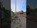 Mbta Cab Car #1711/GP40 1121 At Crossroad in Haverhill Mass Going Towards Boston 6/4/26