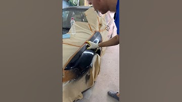 Как НЕ НУЖНО красить. Покраска баллончиком    #покраскаавто #авто #shorts