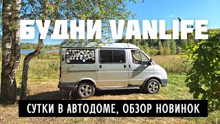 Будни #vanlife | Обзор новинок для автодома | Ивановская область, Плёс | Woof Travel