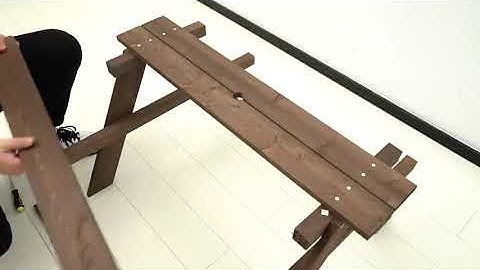 Kids Picnic Table Installation Video