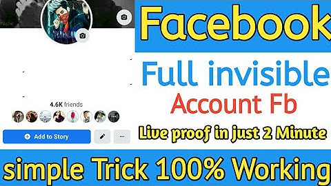 How to create full invisible Fb account 2021 (Blank Name fb account)
