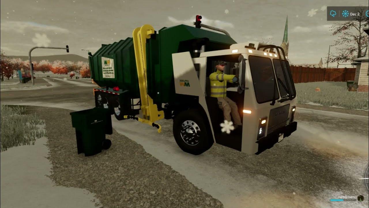 WM Mack Le Octo Amrep ASL Garbage Truck in FS22 YouTube