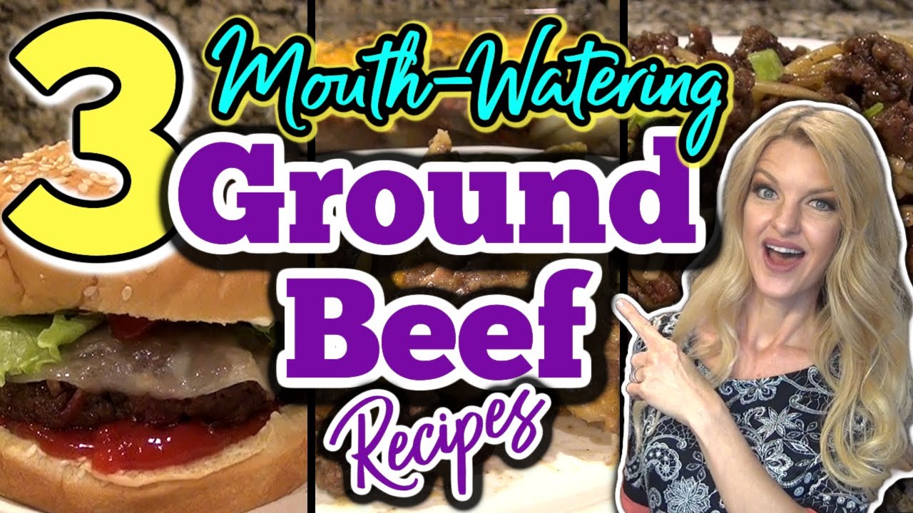 MouthWatering GROUND BEEF DINNER RECIPES that are AMAZINGLY DELICIOUS