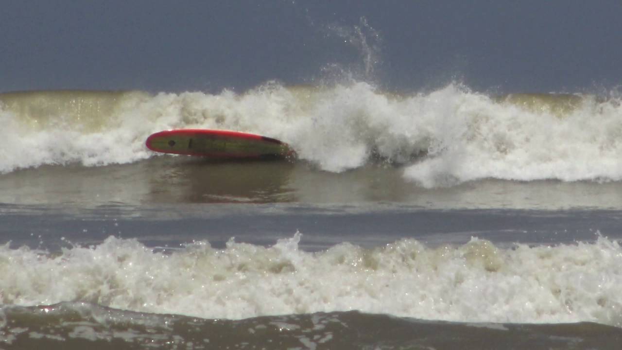 Canoa Beach, Ecuador (Briam Timko learning to surf)