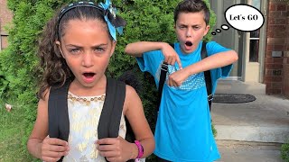 Heidi & Zidane से स्कूल की कहानी के लिए तैयार हो रही है | morning routine!