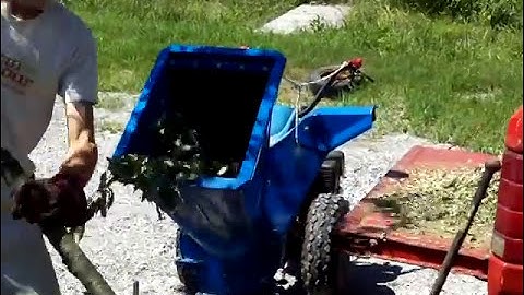 BIO-90 "High-Speed" Brush Chipper with BCS 853 Walk-Behind Tractor