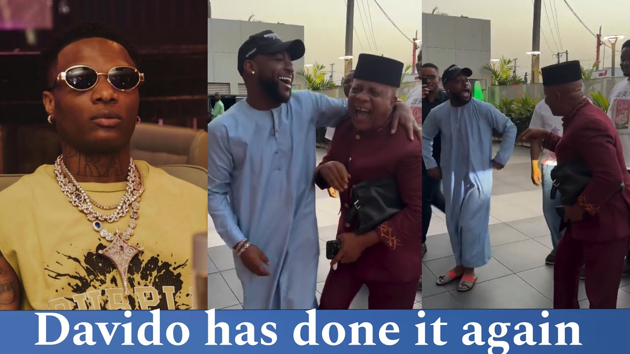 DAVIDO SURPRISE SIR BRIGHT THE MAN THAT INSPIRE  HIS SONG WITH OMAH AS WIZKID FC REACT TO OBO LAUGH