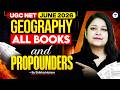 UGC NET Geography | All Books and Propounders of Geography | UGC NET Geography June 2026| Shikha Mam