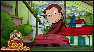 Coco der Neugierige Affe | Coco spielt mit der Eisenbahn | Cartoons für Kinder