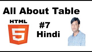 HTML 5 Tutorial For Beginners 7 - Table, Colspan, RowSpan, Thead, Tbody, Tfoot, border