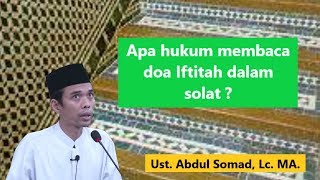 Hukum membaca Doa Iftitah dalam solat | Ust. Abdul Somad, Lc. MA