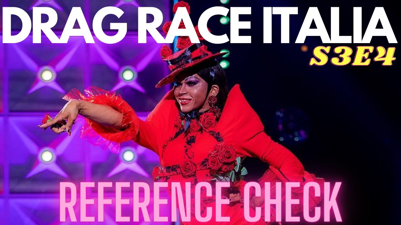 DESIGN CHALLENGE - Drag Race Italia S3E4 - Reference Check