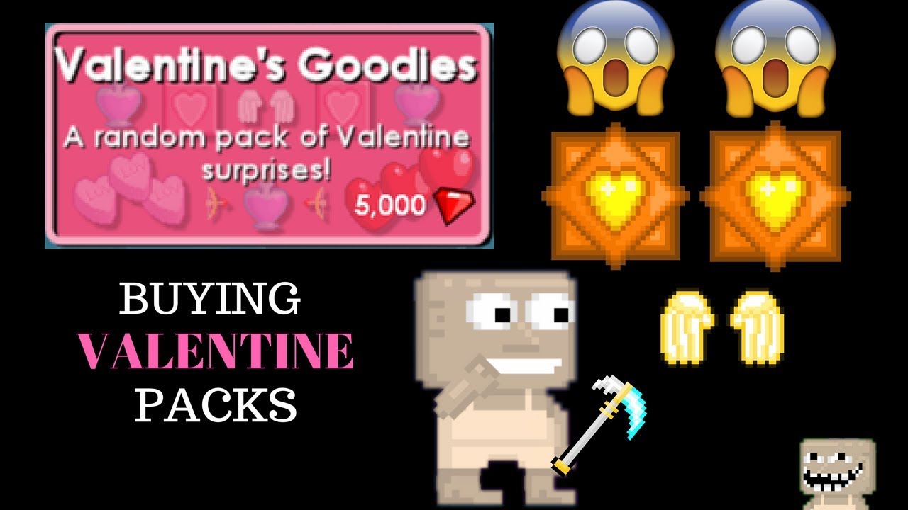 Growtopia preparation for valentine week! Growtopia | Buying Valentine Packs!! (GHC???) - YouTube