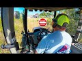 I mowed up to this point! Now I have to turn around!