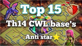 New th14 cwl base 2014 | th14 cwl base 2024 | th14 cwl base with link | th14  war base link | #coc