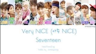 SEVENTEEN [세븐틴] - Very NICE [아주 NICE] (Color Coded Lyrics | Han/Rom/Eng)