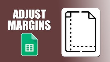 How to adjust margins in google sheets