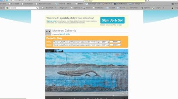 Blogger - How to embed slideshow and/or video