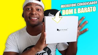 Microfone Condensador Fifine k670: Ótimo Custo Beneficio - Bom e Barato - Conexão USB - REVIEW