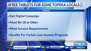 City of Topeka offers free tablets to some locals through new Get Digital campaign