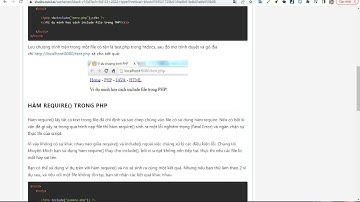 include và require php