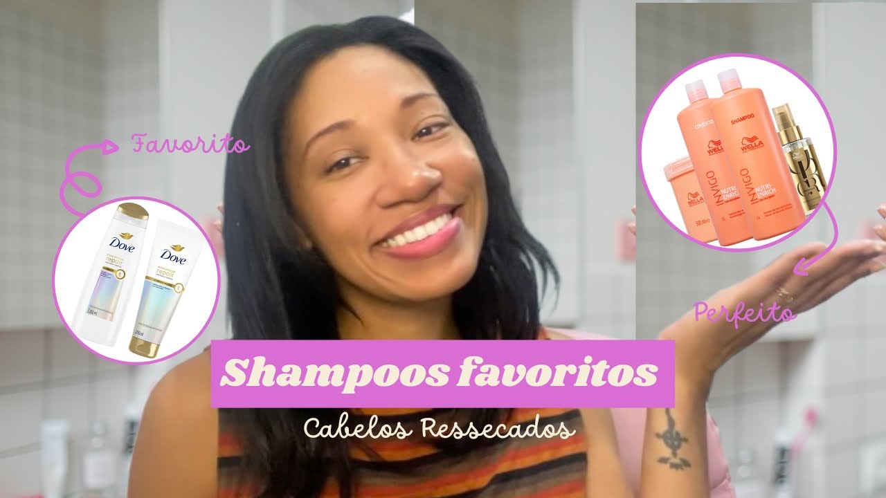 💛 MEUS SHAMPOOS FAVORITOS PARA CABELOS RESSECADOS 