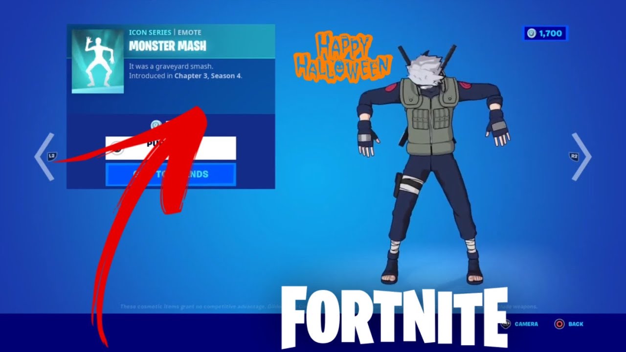 New FORTNITE MONSTER MASH EMOTE YouTube