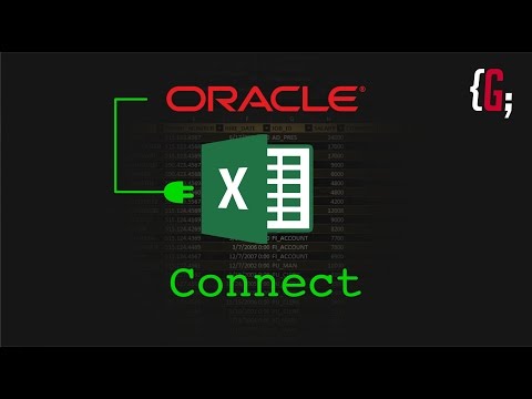 Connect Excel to Oracle Database