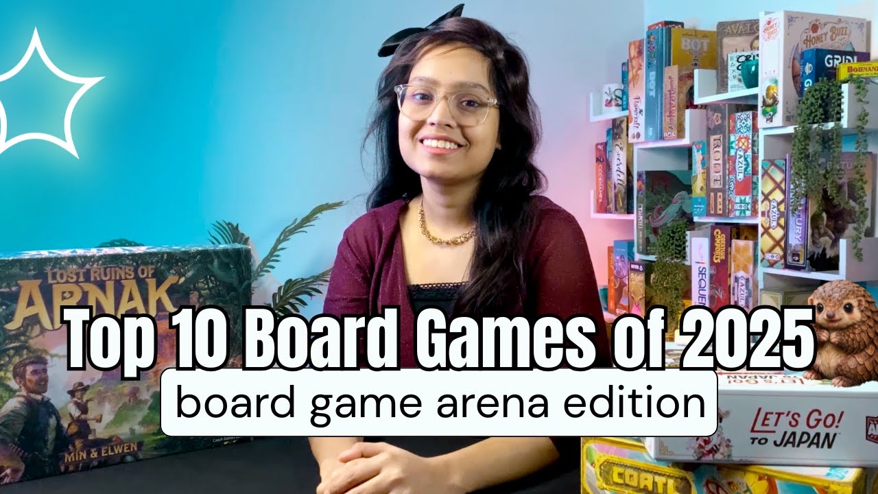 Top 10 Games of 2025 : Board Game Arena Edition!