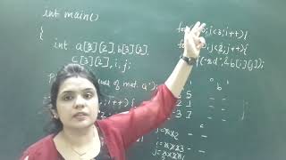 matrix addition program in c