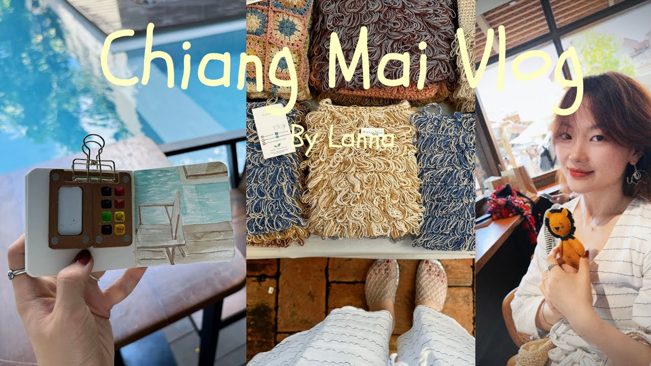 清邁 Vlog週末市集・椰子蛋糕・塔佩門夜市 | Chiang Mai Vlog · Weekend Market, Coconut Cake & Tha Phae Gate Night Market