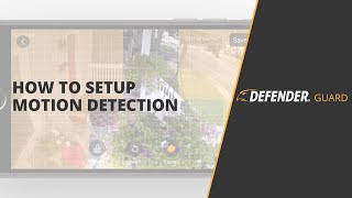 मोशन डिटेक्शन सेट अप कैसे करें | Defender Guard (IP4MPCB1) screenshot 1