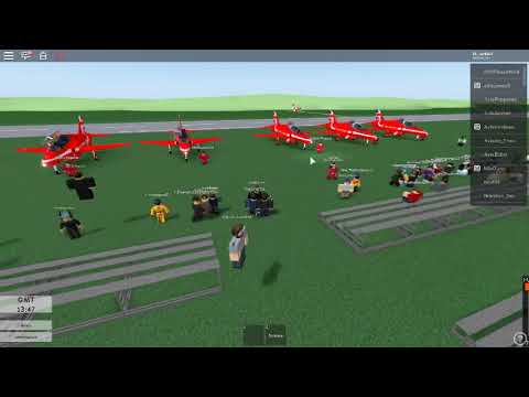 Roblox Virtual Red Arrows Airshow Part 2 Youtube - red arrows 2 roblox