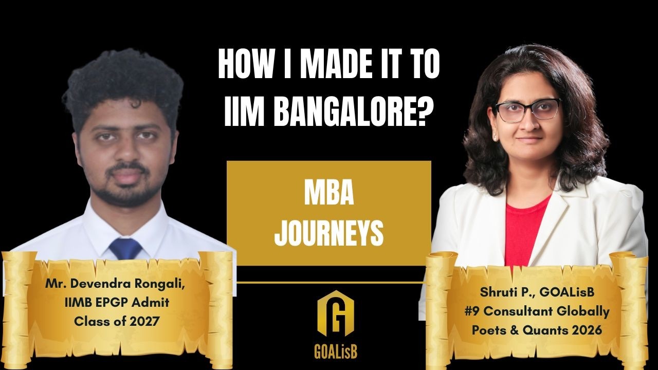 IIM Bangalore EPGP Q&A with IIM Bangalore One Year MBA Admit