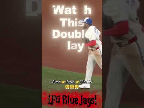 Watch This Epic Double Play From The Toronto Blue Jays!