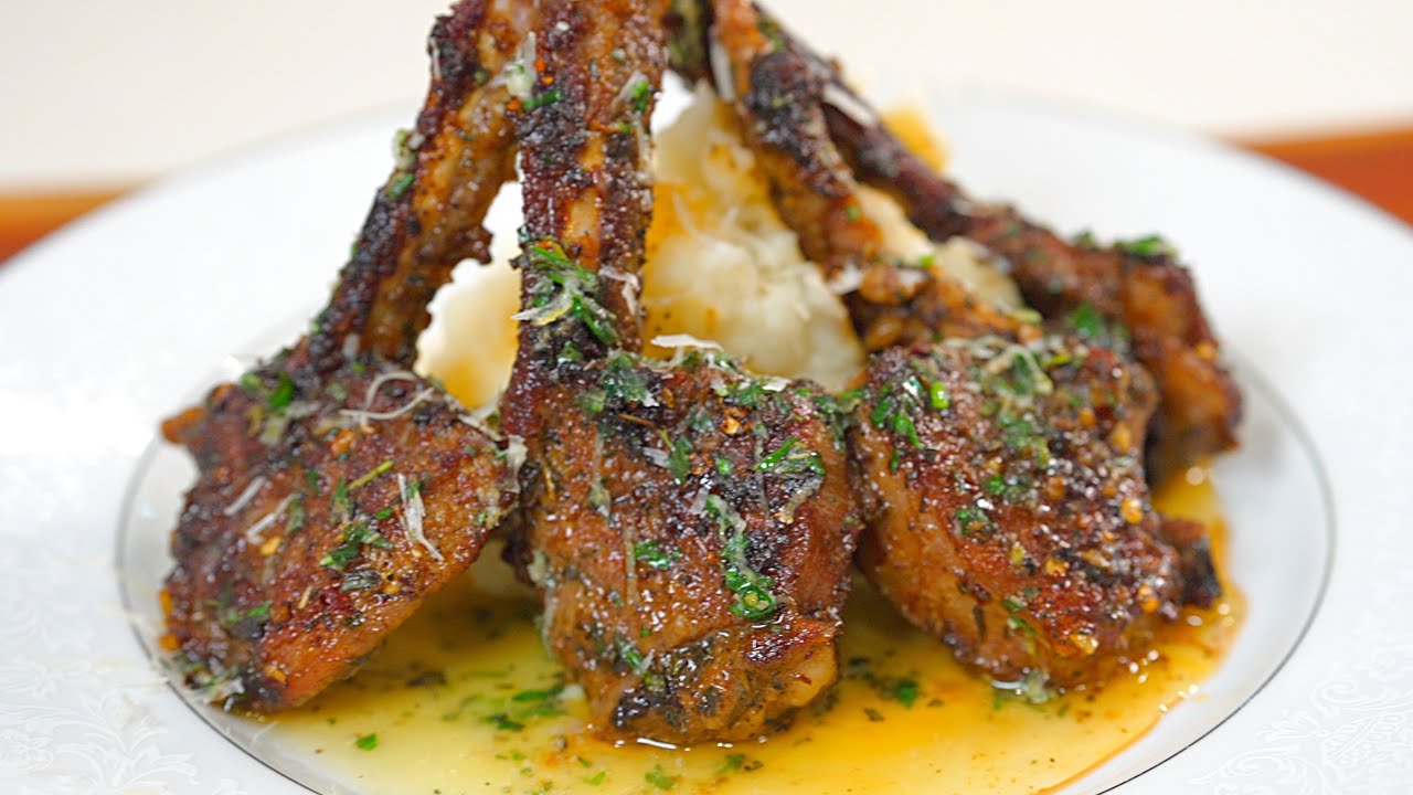 The BEST Lemon Garlic Butter Lamb Chops You'll Ever Make!