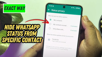 How To Hide WhatsApp Status From Specific Contact (2025)