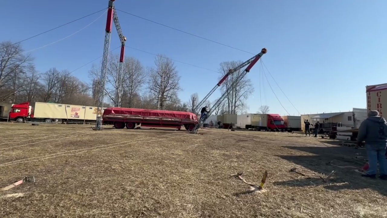 Cirkus Humberto Pardubice 2025 Stavba