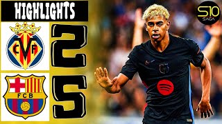 Villarreal Vs Barcelona 2-5Laliga Ea Sports All Goals And Highlights Football