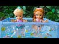 Elsa and Anna toddlers pool party with their friends- part2